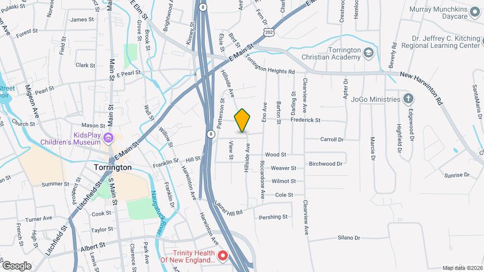 226 Hillside Ave Map and Location Details