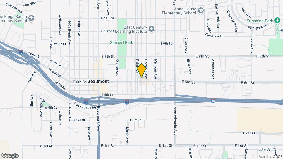 820 E 6th St Map and Location Details