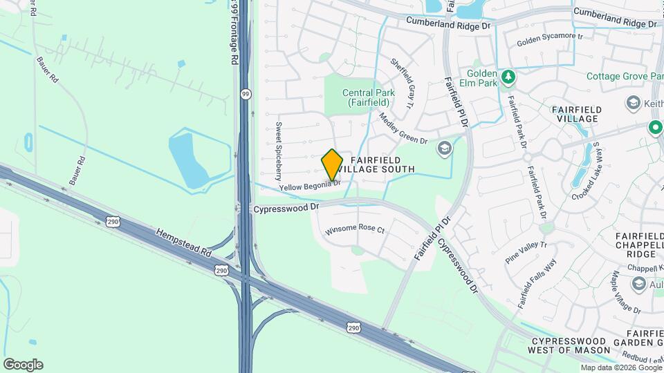 14822 Yellow Begonia Dr Map and Location Details