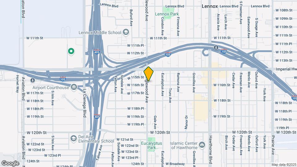 11530 Inglewood Ave Map and Location Details