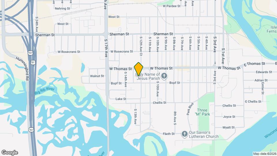 1120 S 12th Ave Ct Map and Location Details