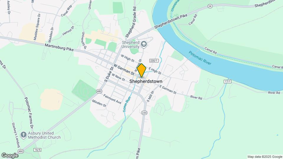 130 E German St Map and Location Details