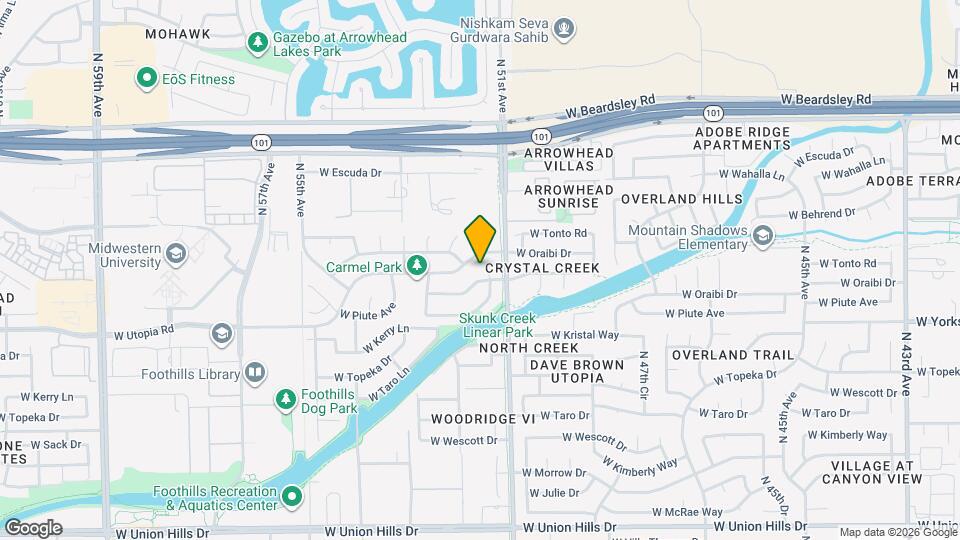 19536 N 51st Dr Map and Location Details