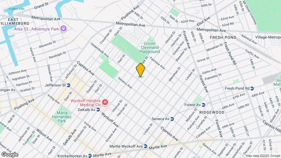 455 Onderdonk Ave Map and Location Details