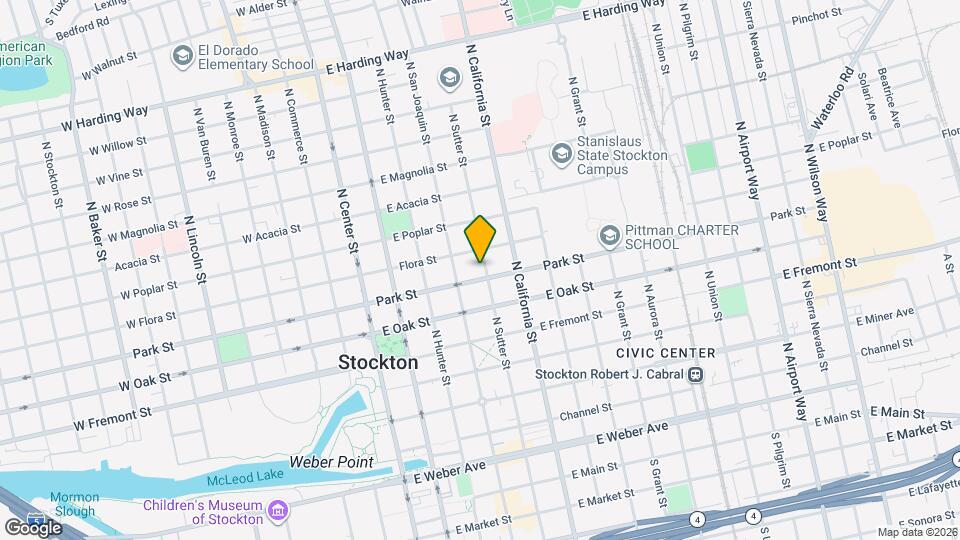 715 N Sutter St, Unit 3 Map and Location Details