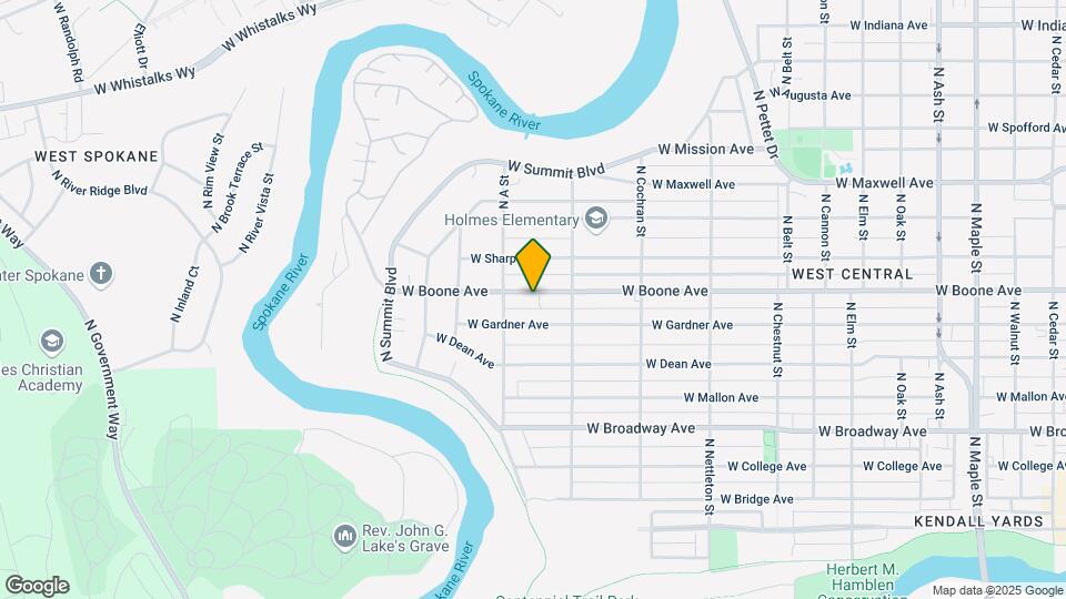 2801 W Boone Ave Map and Location Details
