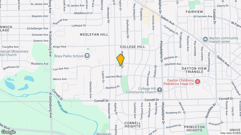 1735 Kensington Dr Map and Location Details