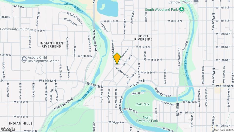 1468 N Perry Ave Map and Location Details