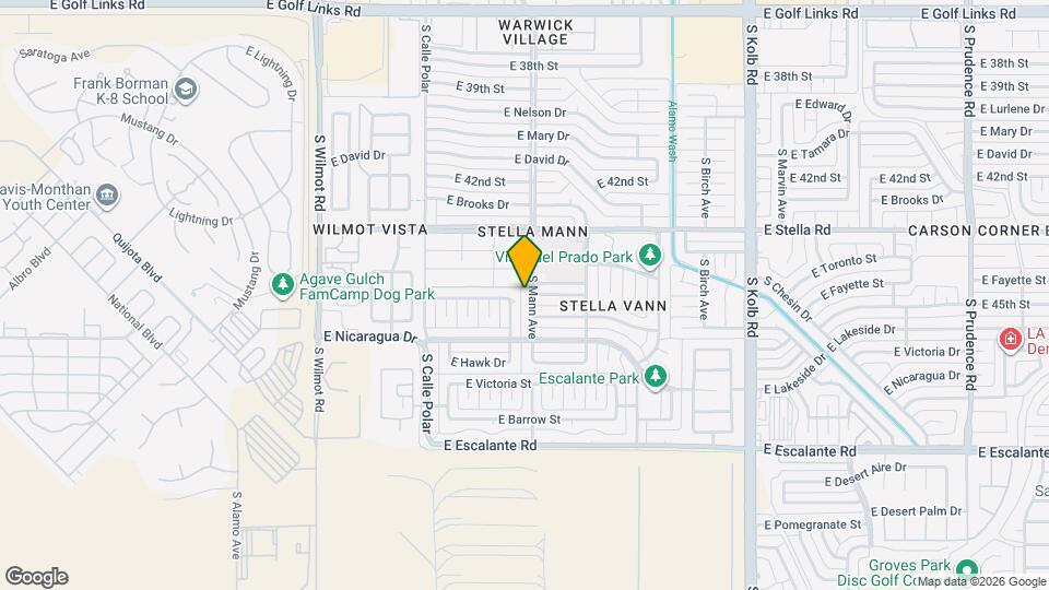 3410 S Mann Ave Map and Location Details