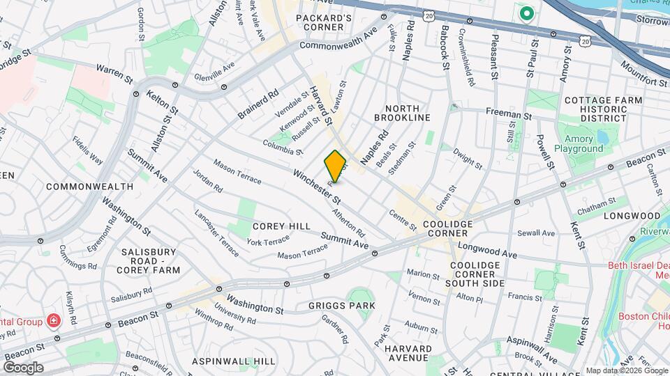 5 Fuller St, Unit 3 Map and Location Details