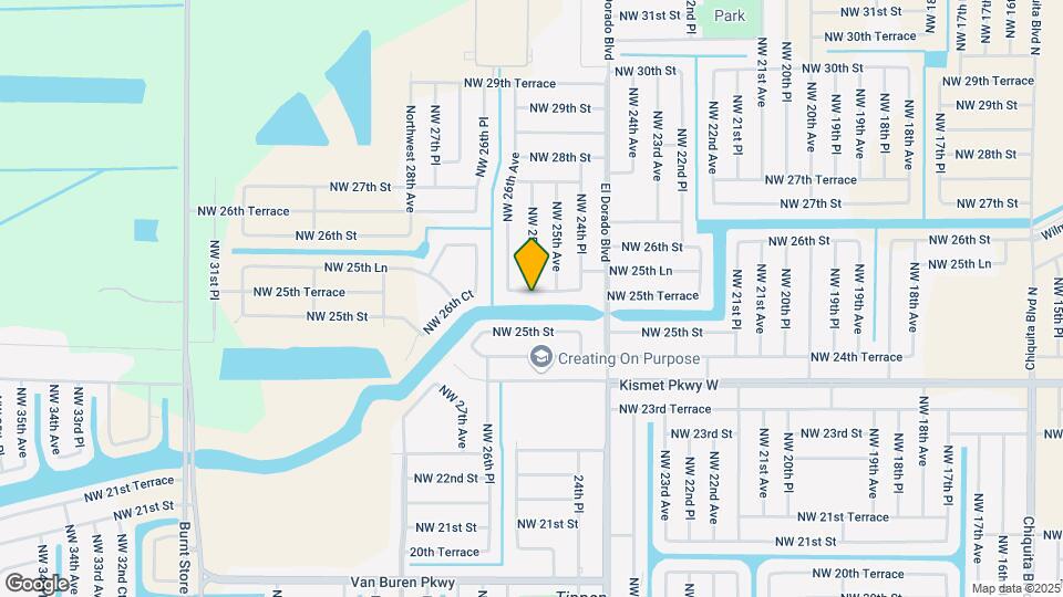 2516 NW 25th Terrace Map and Location Details