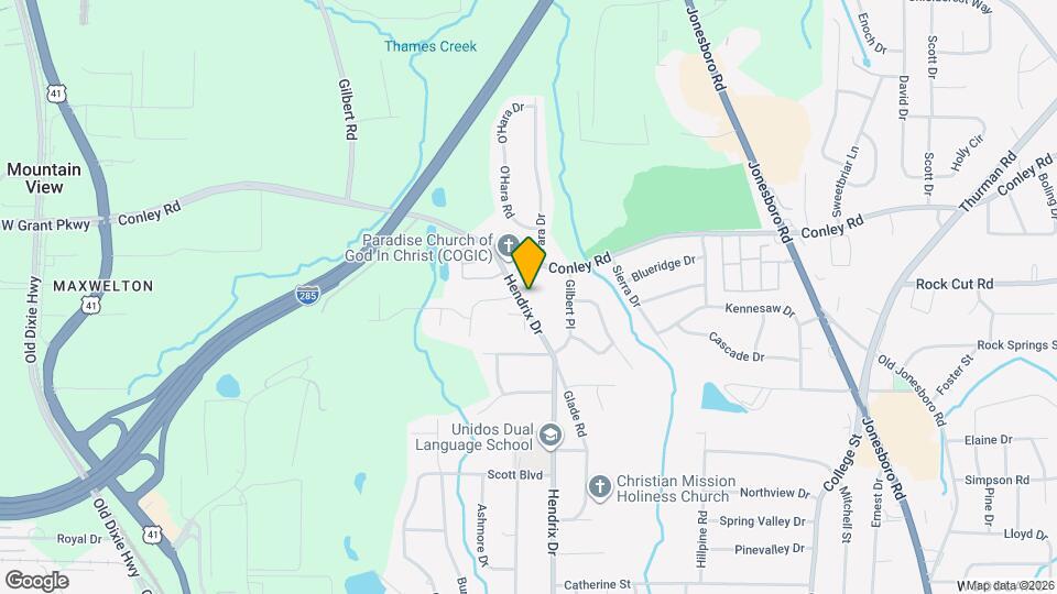 4280 Hendrix Dr Map and Location Details