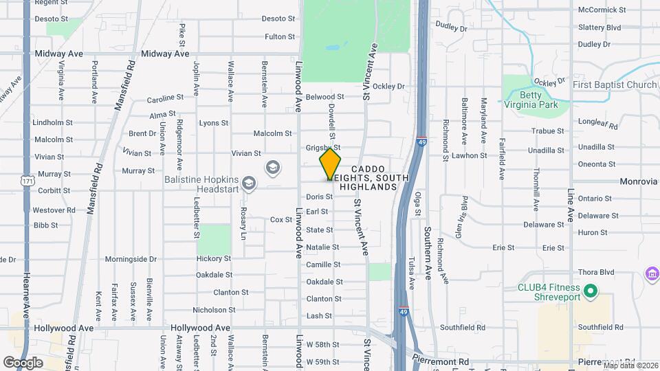 1501 Clover St Map and Location Details