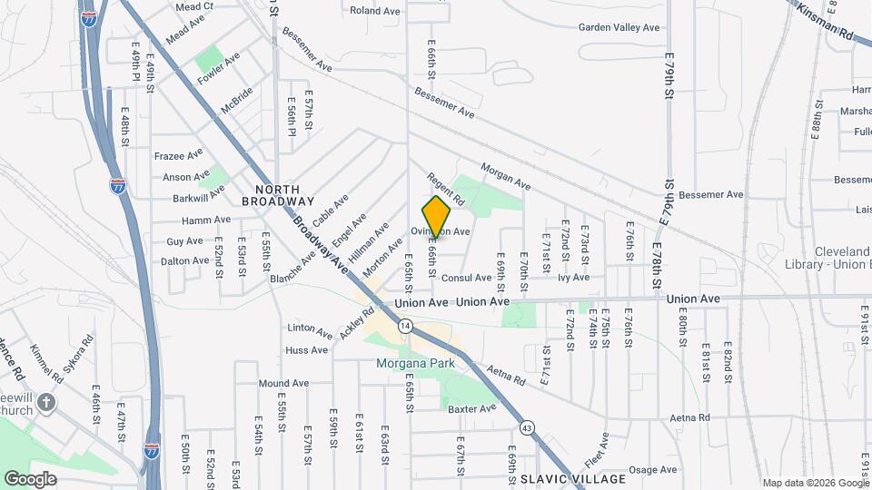 6603 Charter Ave Map and Location Details