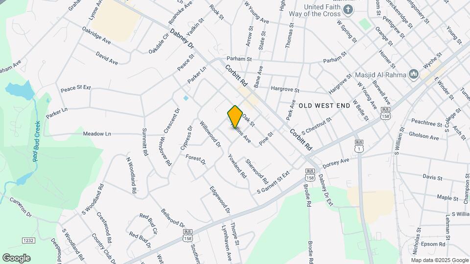 413 Rollins Ave Map and Location Details