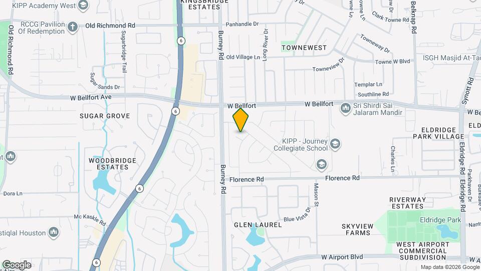 14306 River Glen Dr Map and Location Details