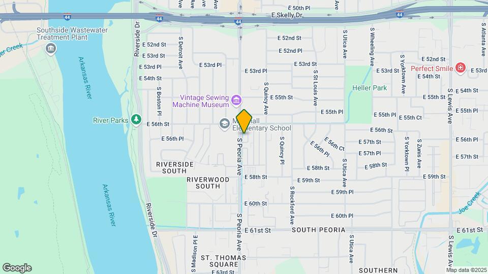 5610 S Peoria Ave Map and Location Details