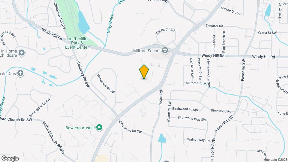 982 Millwood Dr SW Map and Location Details