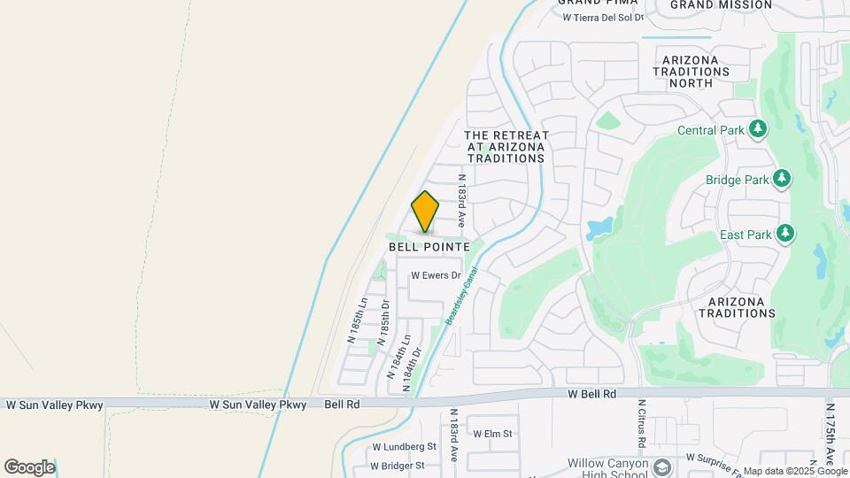 18417 W Westfall Way Map and Location Details