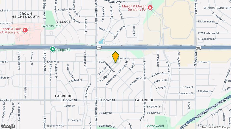 639 S Eastridge Dr Map and Location Details