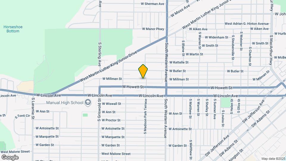 2106 W Millman St Map and Location Details