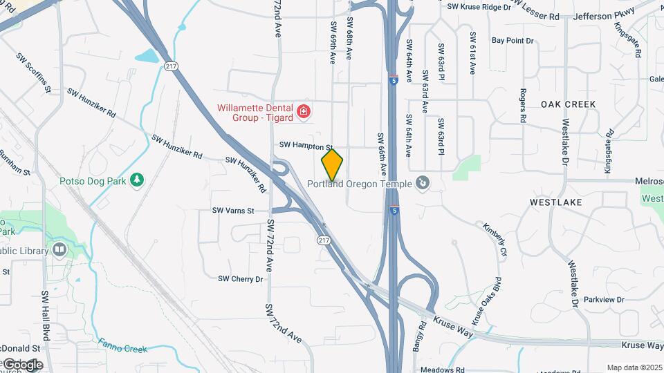 Furnished Studio - Tigard Map and Location Details