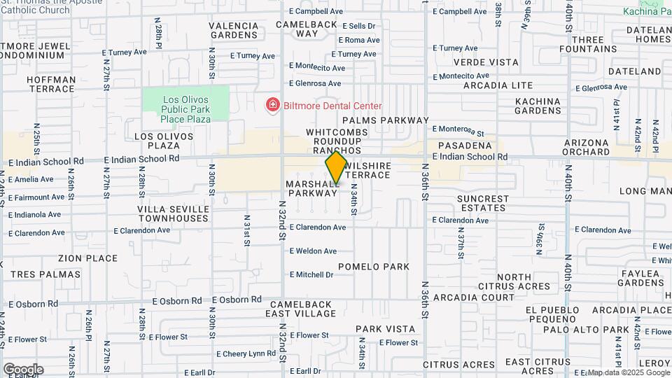 4002 N 33rd Pl Map and Location Details