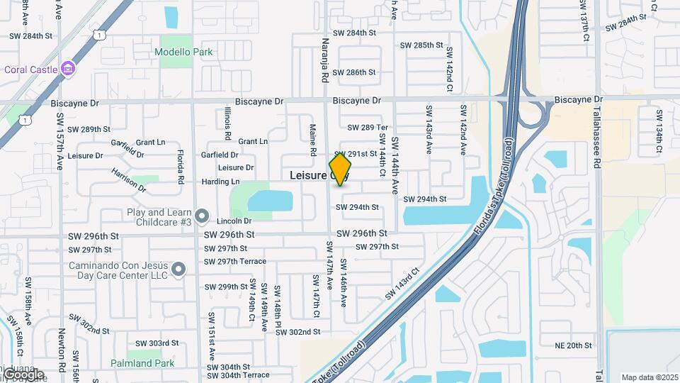 14601 SW 293rd Terrace Map and Location Details