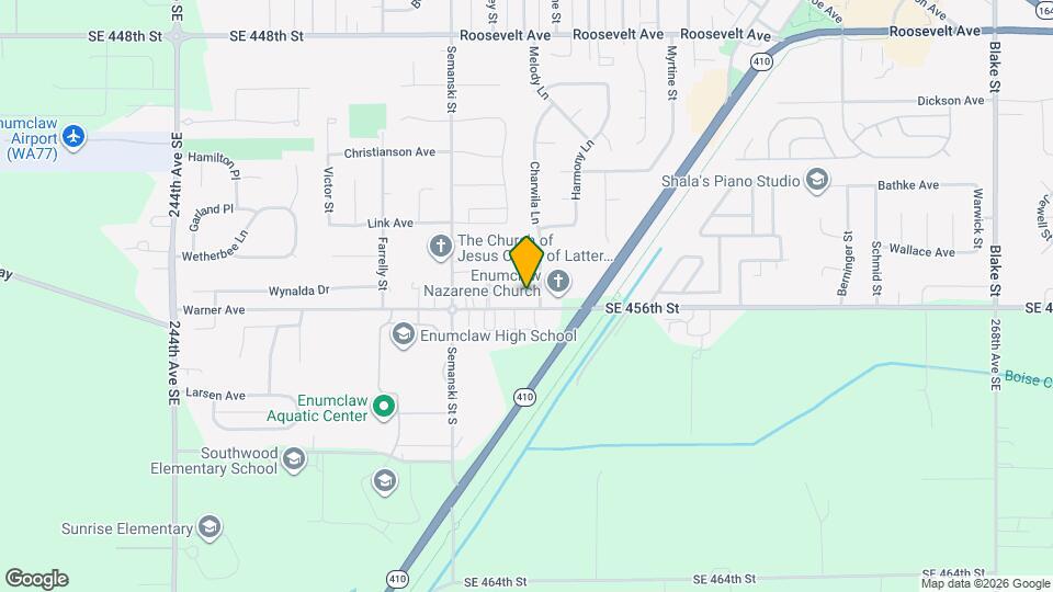 2561 Warner Ave Map and Location Details