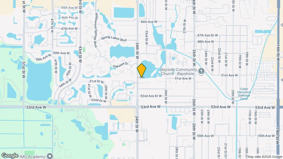 3277 51st Ave Dr W Map and Location Details