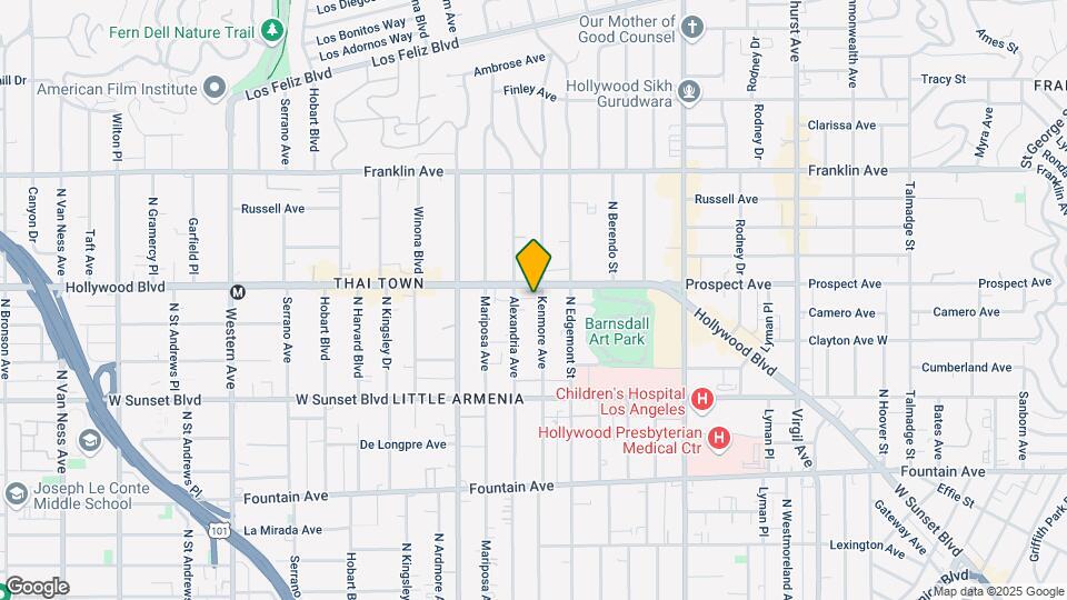 1653 Kenmore Ave Mapa y Detalles de la Ubicación