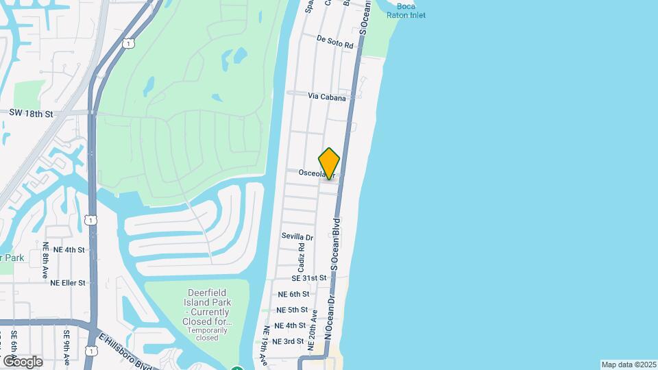 2601 S Ocean Blvd Map and Location Details