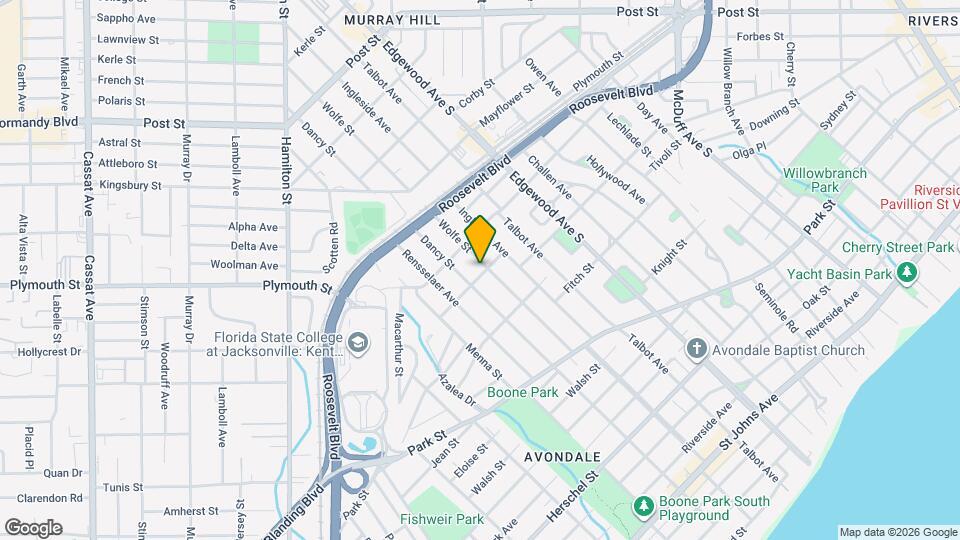 1292 Wolfe St Map and Location Details