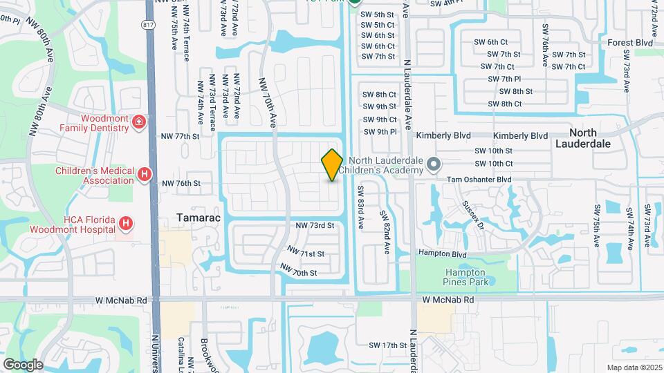 7508 NW 67th Ave Map and Location Details