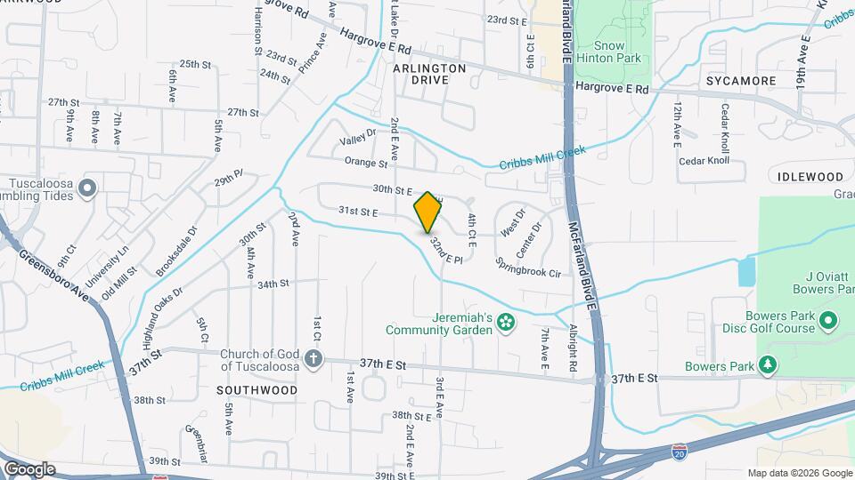 303 32nd E Pl Map and Location Details