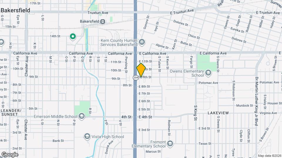 818 Wallace St Map and Location Details