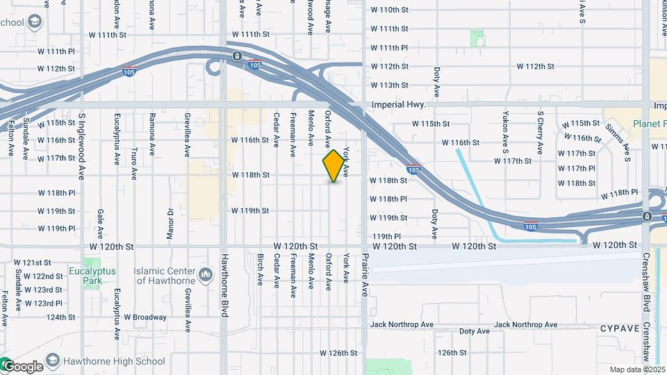 11834 Oxford Ave Map and Location Details