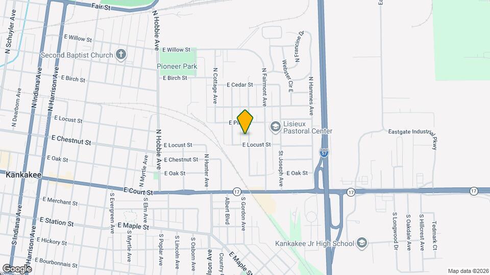 323 N Illinois Ave Mapa y Detalles de la Ubicación