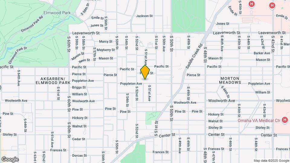 5134 Poppleton Ave Map and Location Details