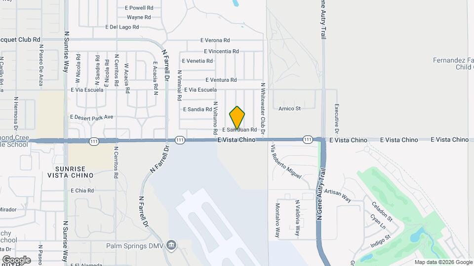 3055 E San Juan Rd Map and Location Details