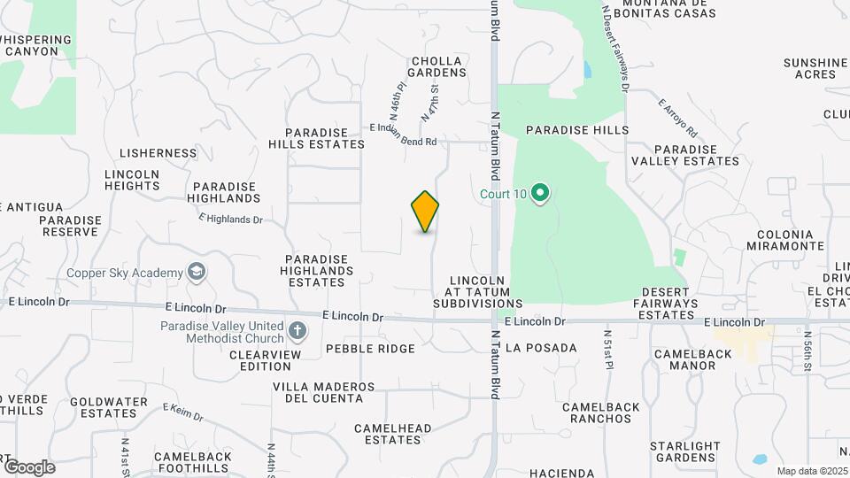 6636 N 48th St Map and Location Details