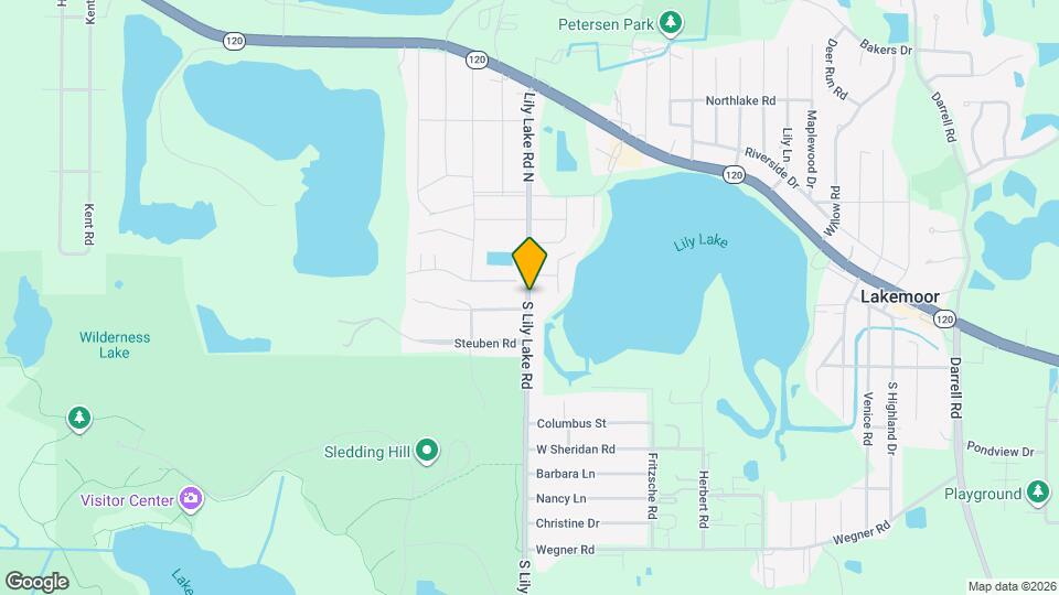 100 S Lily Lake Rd Map and Location Details