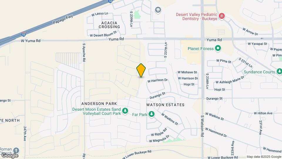 1821 S 239th Dr Map and Location Details