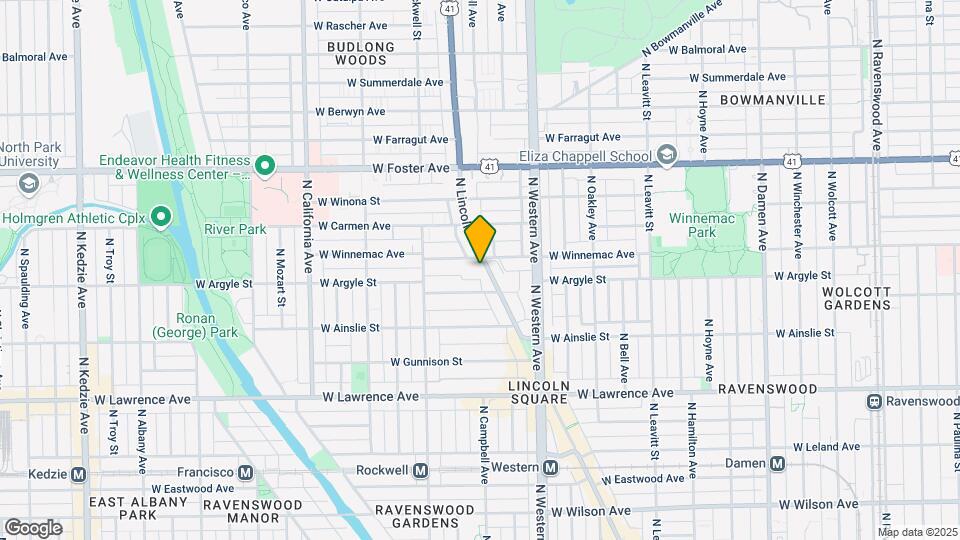 5014 N Lincoln Ave, Unit 1n Map and Location Details