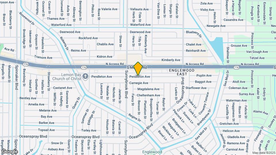 11057 Pendleton Ave Map and Location Details
