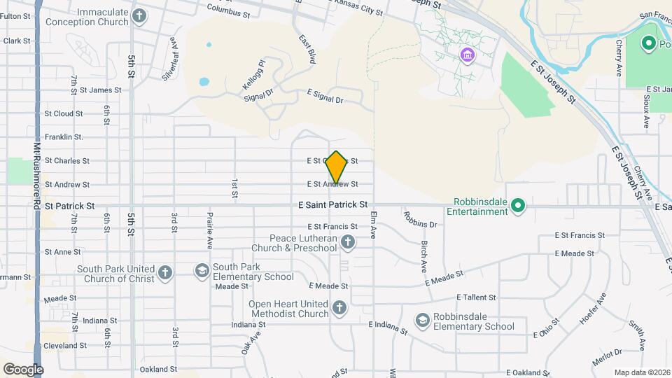 207 E St Andrew St Map and Location Details