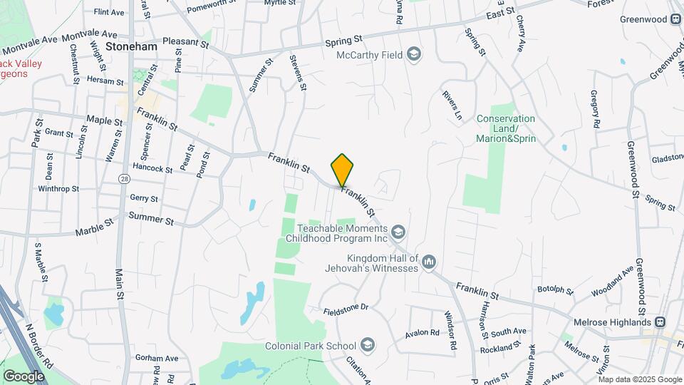 157 Franklin St, Unit #B2 Map and Location Details