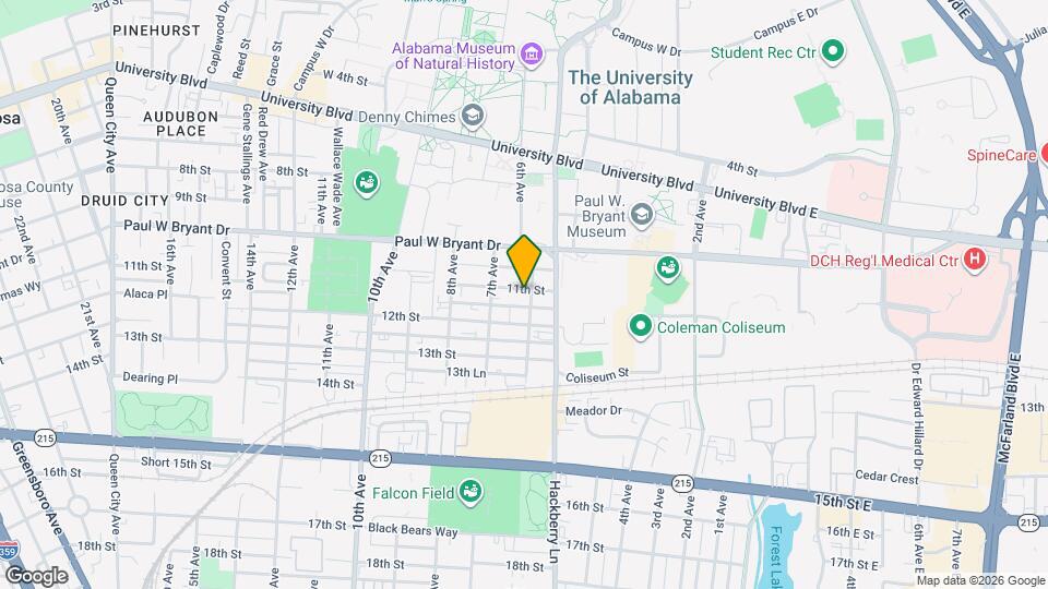 601 11th St Map and Location Details