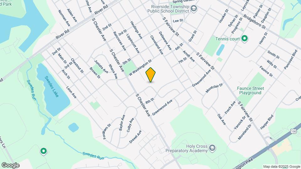 721 Rancocas Ave Map and Location Details