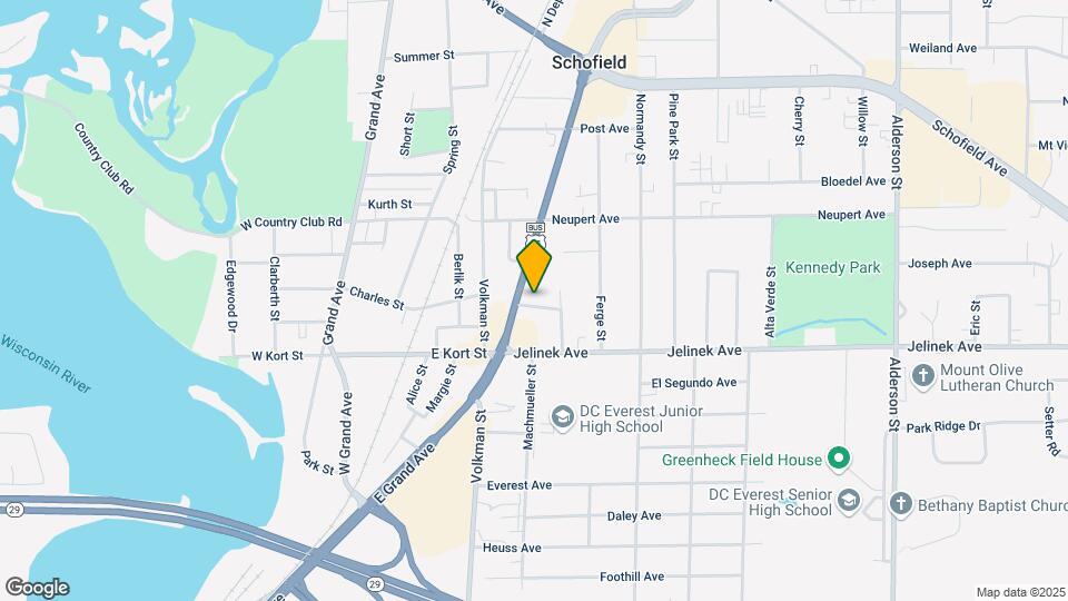1406 Keck St Map and Location Details